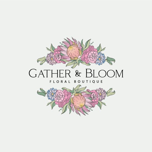A gorgeous eye catching logo design for a new floral boutique Design by Mararti