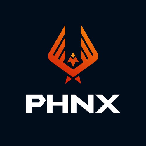 Design a geometric logo of a phoenix for a tech accessories retailer Design by Transformed Design Inc.