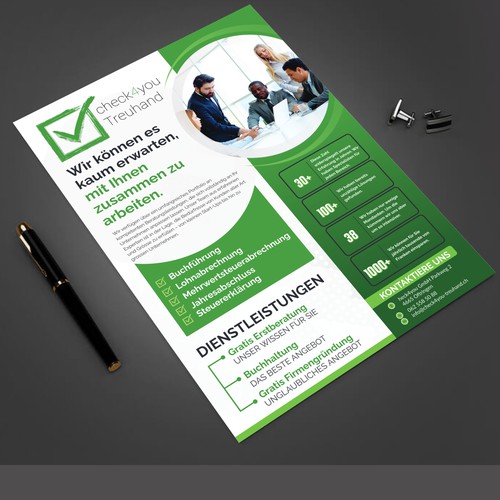 Design-Entwurf in der Kategorie Postkarten, Flyer & Printdesign von ⭐️ star.desinz ⭐️