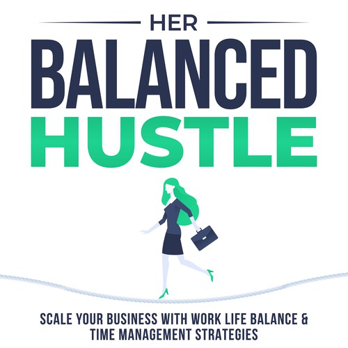 Her Balanced Hustle Cover Art Design by Unboxing Studio