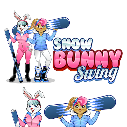 Snow bunny anime