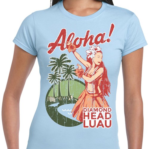 Create A Shirt Souvenir For The Hottest Luau In Hawaii Design réalisé par Nix86