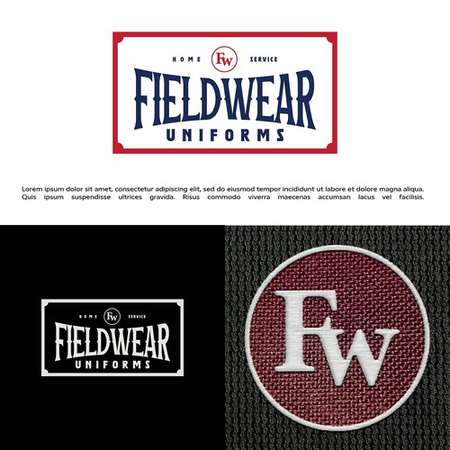 Logo for home service uniform company Diseño de Arif Huda Ir