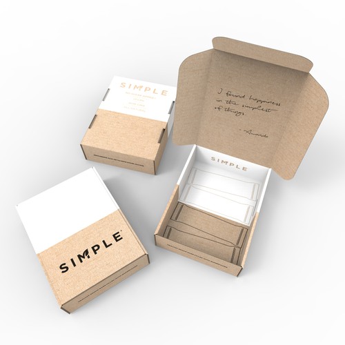 SIMPLE shipping box Design by znakovanj