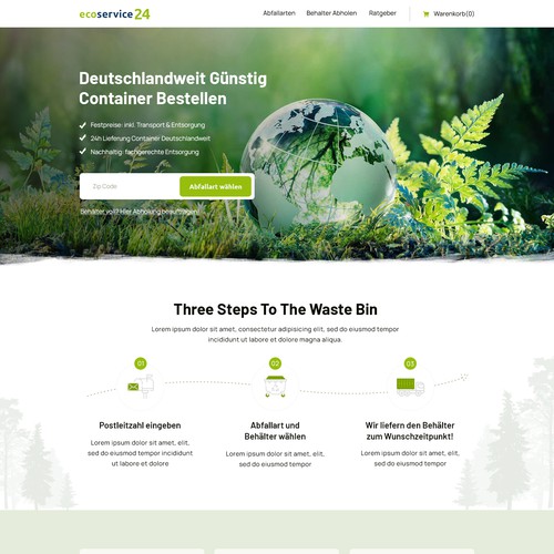Show that we help the environment Design by The webbug