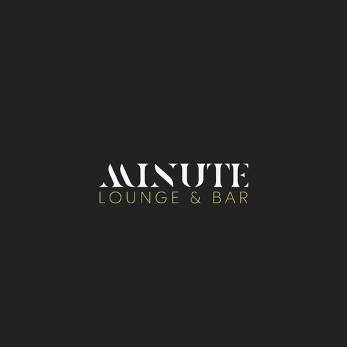 Logo design for upscale bar Design by GagievDesign