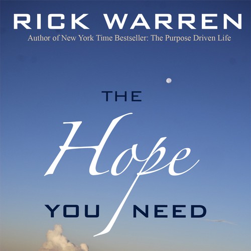 Design Rick Warren's New Book Cover Design por AmandaUlik