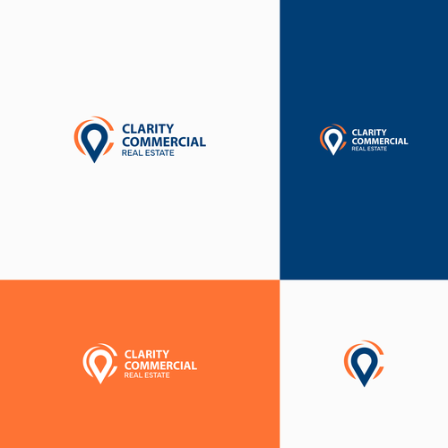 Logo + Brand Guide for Clarity Commercial Real Estate Design by Ronaldy