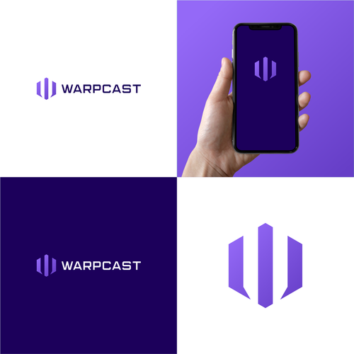 Design Warpcast logo por RAPUNZEL27