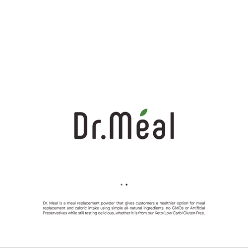 Meal Replacement Powder - Dr. Meal Logo Design by MARSa ❤