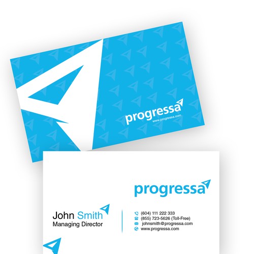 Business cards for Canadian financial institution Réalisé par Impress.