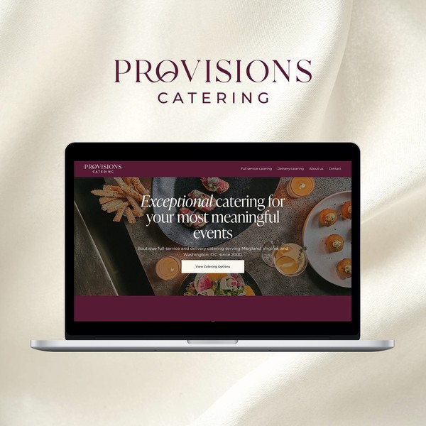 Elevated & Inviting Website Design for Catering Company