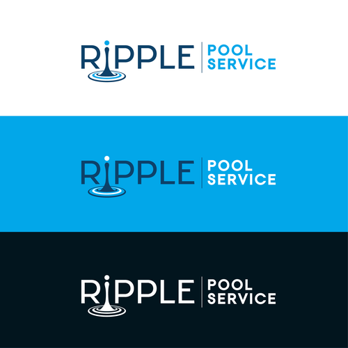 Pool Company Logo owned by a Stylish 25 year old with a child. Design by MrsR1ck3rt