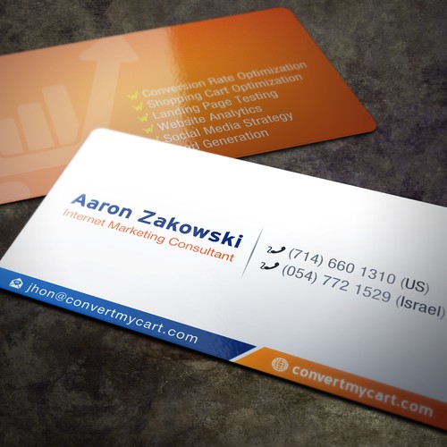New stationery wanted for Aaron Zakowski Diseño de Cre8tivemind