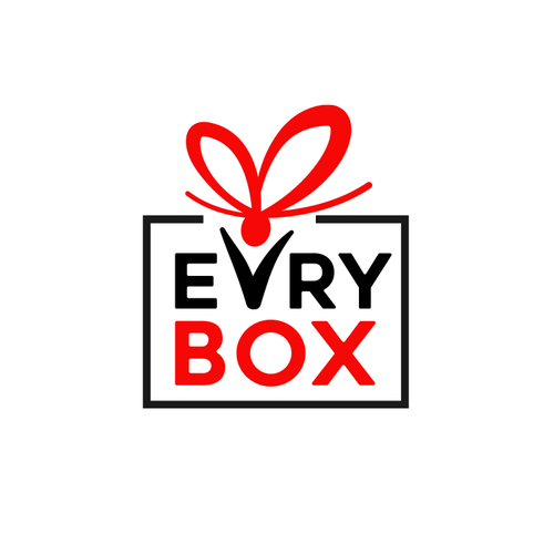 Subscription box logo for shipping and brand recognition Design by RarePixel™