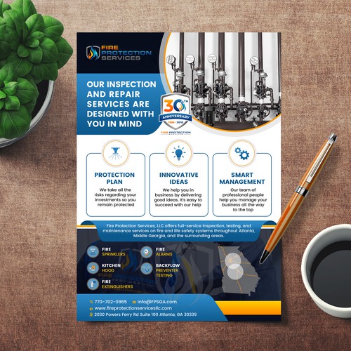 Sprinkler Service One Sheeter Design by PAPRI802030