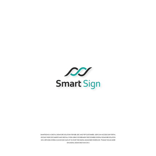 Logo for smartsign a digital signature portal Design by #Kaylee#