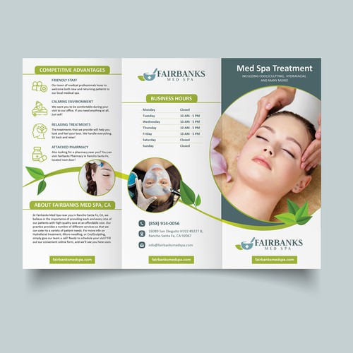 Fairbanks Med Spa Brochure Design réalisé par a y a n