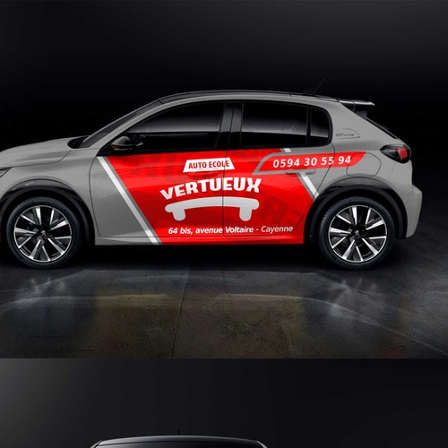 Simple Classy car design for a company that teach people how to drive Design by Bogi_Graphics
