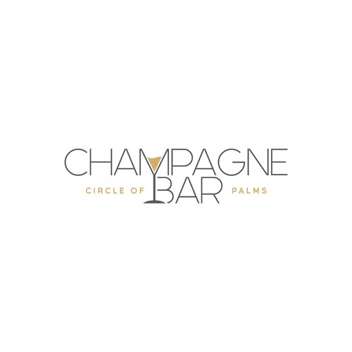 Luxury and modern Champagne Bar logo Design by TheLogo69