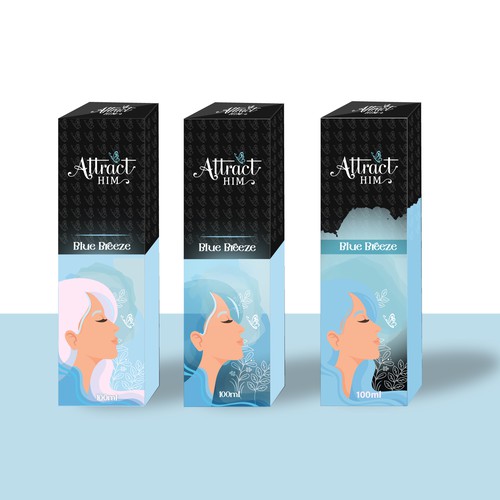 Design Perfume Box and Label for "Attract Him" scent to appeal to women Design by chinmoydesigns