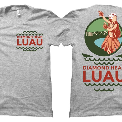 Create A Shirt Souvenir For The Hottest Luau In Hawaii Design by S U T A ™