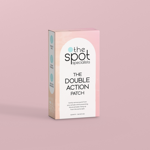 Pimple Patch PACKAGING to appeal to FEMALE BEAUTY user Design by McKenzie_Kraus