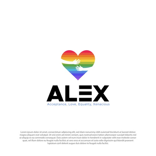 Inclusive logo that represents acceptance, love, equality and education. Design by BrandHikes