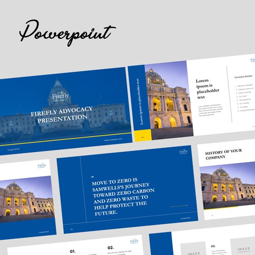 PowerPoint template contest entry by YuhuuSTD