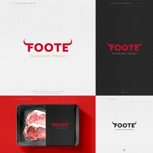 Help us design a high-end, luxury Beef brand for world-class steakhouses. Design by Ciprian H.