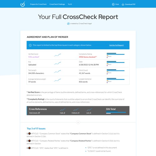 Crisp Report Page to Showcase Our Analytics Output Design by ⚡️unbox.style⚡️