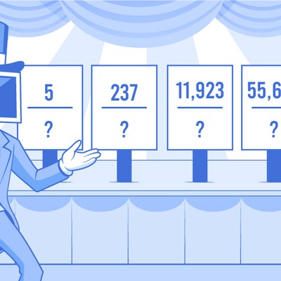 Editorial-style newsletter illustration – surreal math theme