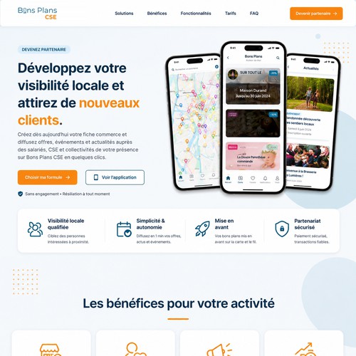 Landing page design contest entry by MailDesigner