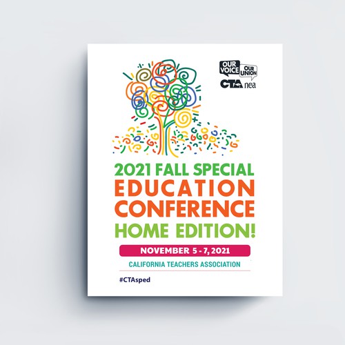 Designs CTA Special Education Conference Program Cover Other