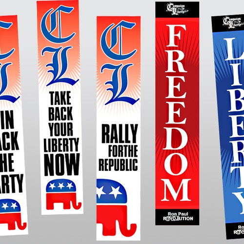 Campaign for Liberty Merchandise Design by Sara Corsi Staely