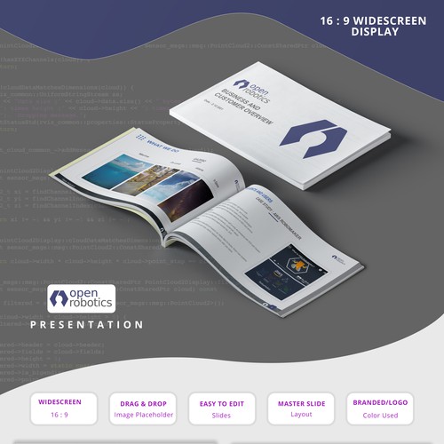 Open Robotics PowerPoint Design by SlideBlast