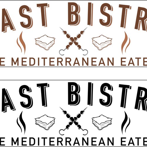 Create a logo for EAST BISTRO - The Mediterranean Eatery/Local Restaurant Design by StefanoStile