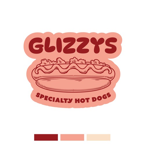Glizzys Hotdogs Design by Stellar Design Co.