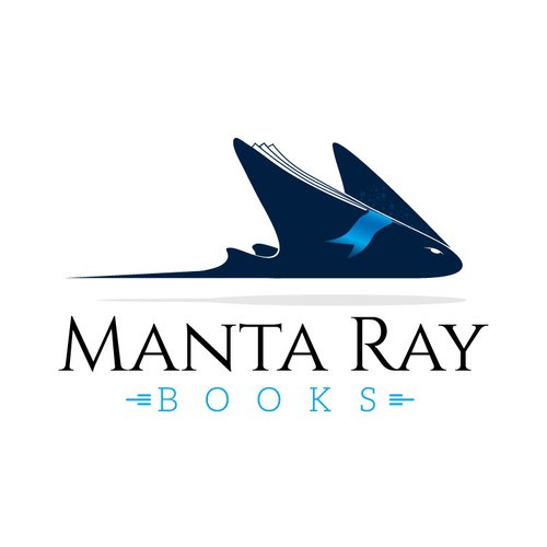 Create a nationally seen logo for Manta Ray Books Réalisé par Javier Vallecillo