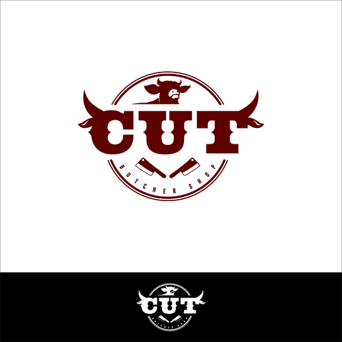 Design creative modern butcher shop logo and slogan Design by Alfonsus Thony