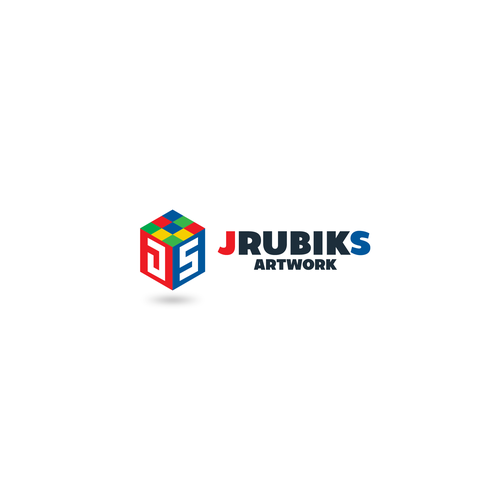 Puzzle together a Rubiks Cube Art business design! Design by Man632