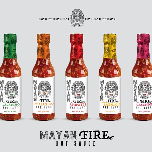 Design di Mayan Fire Hot Sauce di Rimposhe
