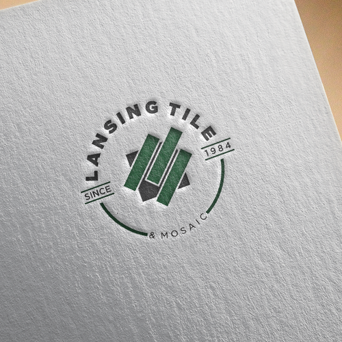 Lansing Tile & Mosaic Logo Update/Refresh for 40th Anniversary Year Design by A29™