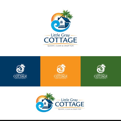 Create a logo for Little Gray Cottage, a beach vacation rental home. Design by nicorob