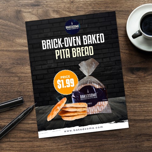 Looking for an attractive flyer design to broadcast new food item. Design by Sezt