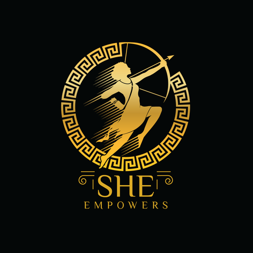 SHEempowers - luxurious design of a woman preferrably in some kind of a circle to appeal to women professionals Design by Nag Creative