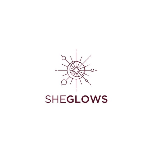Let's help women glow! Design a beautiful logo for SheGlows Design by ms.logolady
