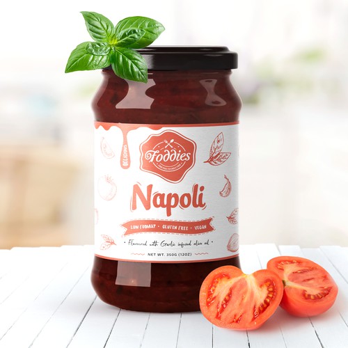 Our sauce labels need a redesign! Design réalisé par Konstantine Oblakov