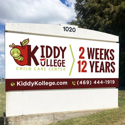 Playful, professional signage for child care center Design by GrApHiC cReAtIoN™