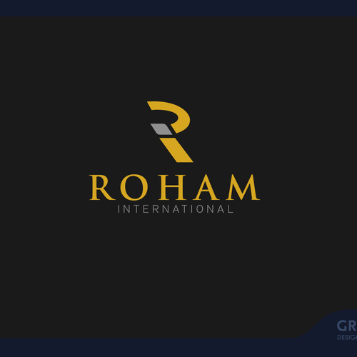 Roham International - Edgy, Creative Logo for Marketing Firm | Logo ...